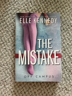 Elle Kennedy "The Mistake" Paperback - Pink Cover Accents